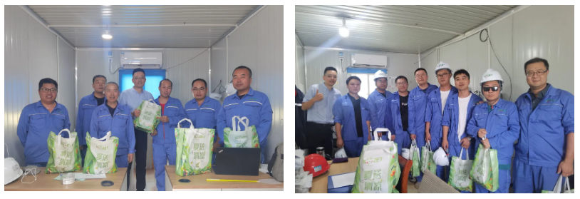 关怀一线 致敬匠心 | PG模拟器股份开展项目现场夏日“送清凉”慰问活动